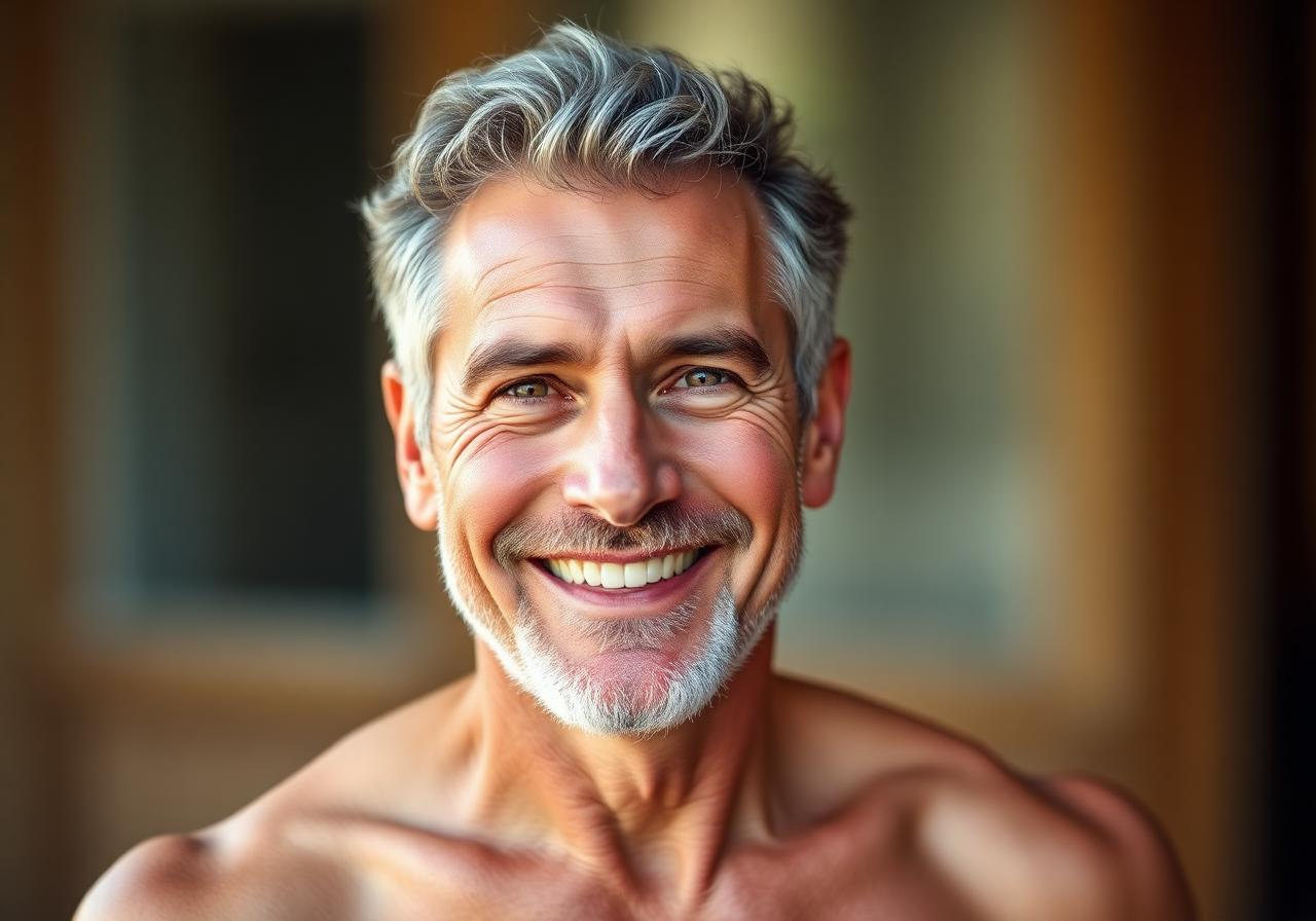 Confident energetic man after using XP69 ME